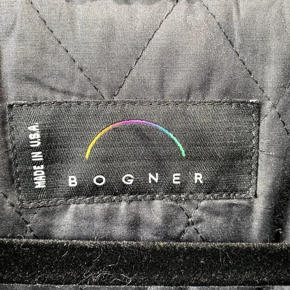 Bogner Vintage Hooded Ski Parka Jacket Black XXL